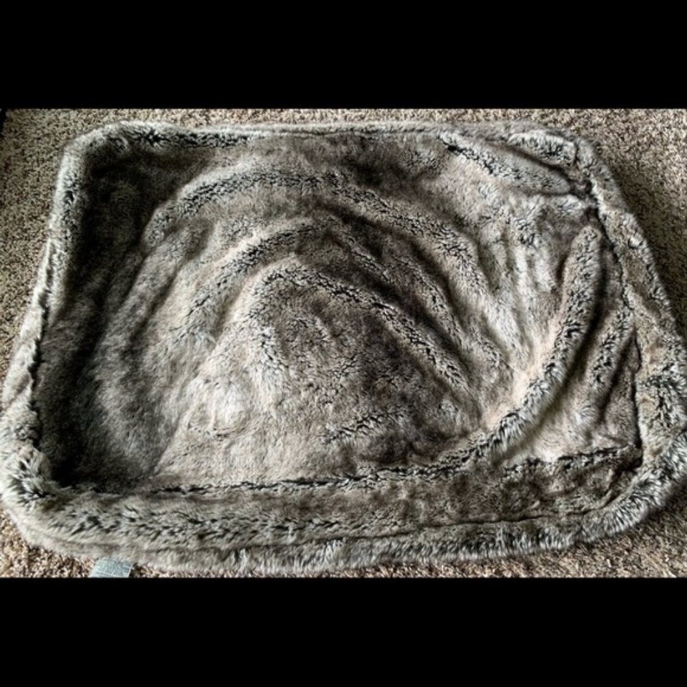 Faux Fur Dog Bed Cover